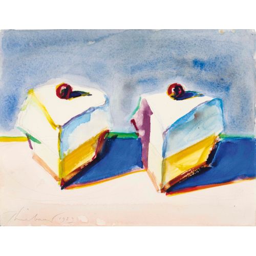 Wayne Thiebaud, Two Lemon Meringue Pies Pop Art Art Movements Wayne Thiebaud, Two Lemon Meringue Pies, Pop Art, can be purchased