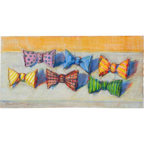 Wayne Thiebaud, Two Rows Of Bow Ties Wayne Thiebaud, Two Rows Of Bow Ties