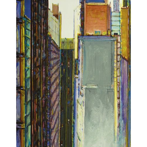 Wayne Thiebaud, İsimsiz Şehir Manzarası