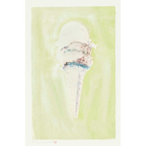 Wayne Thiebaud, İsimsiz Çift Katlı Dondurma Külahı Wayne Thiebaud, İsimsiz Çift Katlı Dondurma Külahı