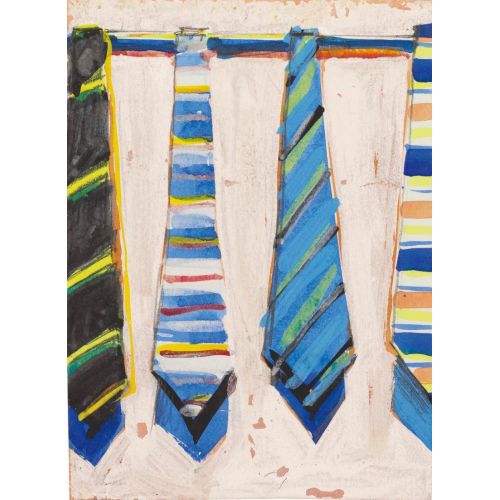 Wayne Thiebaud, İsimsiz Dört Çizgili Kravat