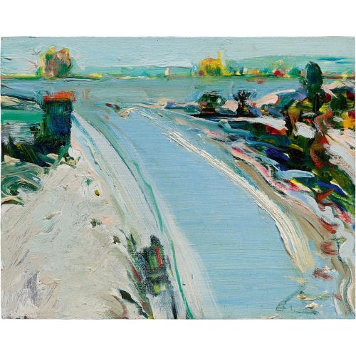 Wayne Thiebaud, Untitled River Wayne Thiebaud, Untitled River