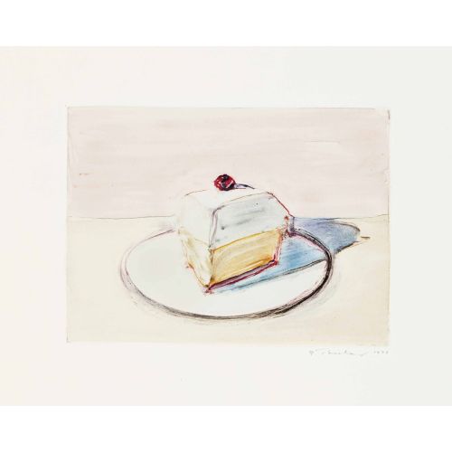 Wayne Thiebaud, Untitled Slice Of Lemon Meringue Pie Wayne Thiebaud, Untitled Slice Of Lemon Meringue Pie
