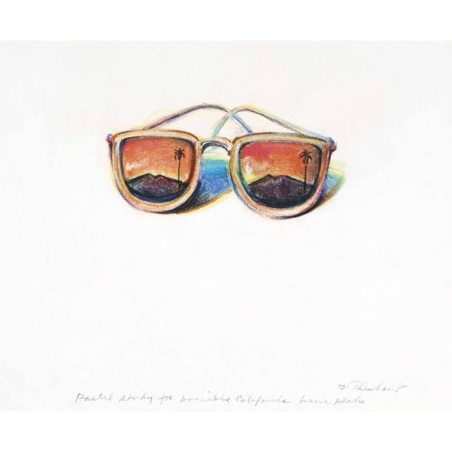 Wayne Thiebaud, Untitled Sunglasses Wayne Thiebaud, Untitled Sunglasses