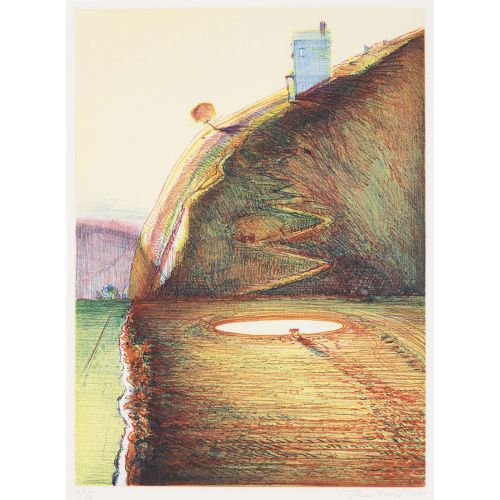Wayne Thiebaud, Valley Farm Wayne Thiebaud, Valley Farm