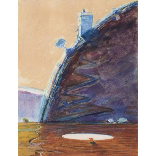 Wayne Thiebaud, Valley Farm 2 Wayne Thiebaud, Valley Farm 2