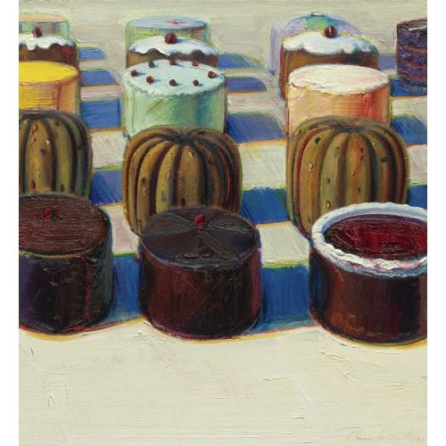 Wayne Thiebaud, Various Cakes 2 Wayne Thiebaud, Various Cakes 2