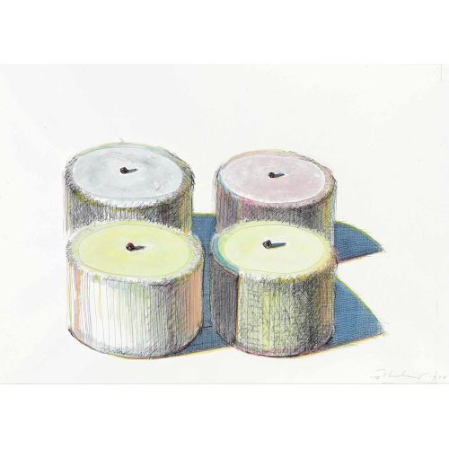 Wayne Thiebaud, Dört Pasta İçin Çalışma Planı Wayne Thiebaud, Dört Pasta İçin Çalışma Planı