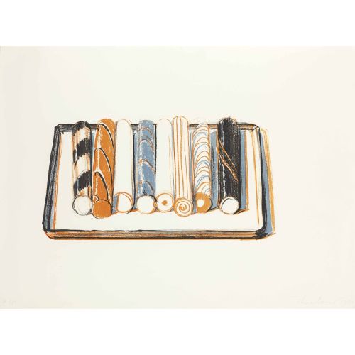 Wayne Thiebaud, Tavada Şeker Çubukları 2 Wayne Thiebaud, Tavada Şeker Çubukları 2