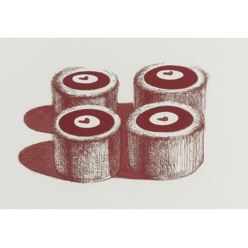 Wayne Thiebaud, Vişneli Kek Wayne Thiebaud, Vişneli Kek