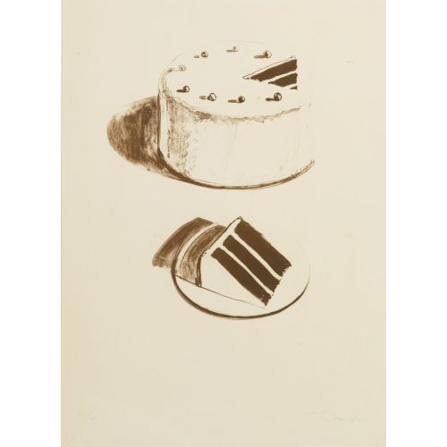 Wayne Thiebaud, Chocolate Cake