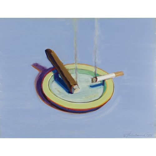 Wayne Thiebaud, Puro Ve Sigara