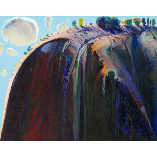Wayne Thiebaud, Clouds And Ridge