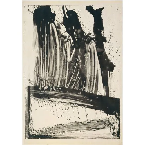 Willem De Kooning, Siyah Beyaz Soyutlama 2 Soyut Willem De Kooning, Siyah Beyaz Soyutlama 2 Soyut Sanat Akımları Kanvas Efektli Tablo, Resim Kağıdı Baskısı, Reprodüksiyon