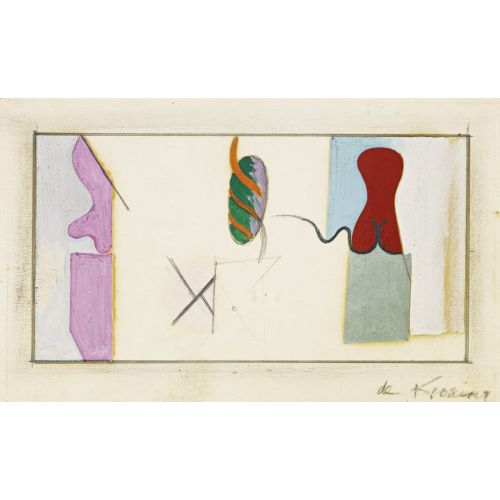 Willem De Kooning, Composition 1 Willem De Kooning, Composition 1