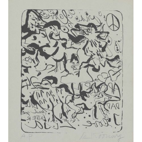 Willem De Kooning, Barış Sembolü Ve I Love Lisa Olarak Da Bilinen Hayvan Figürleri