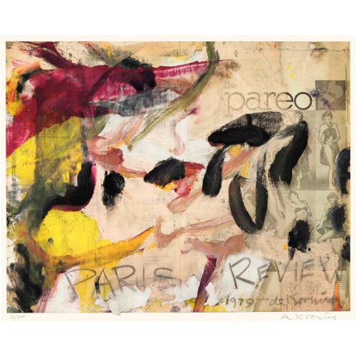 Willem De Kooning, Poster For Paris Review