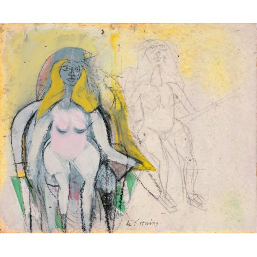 Willem De Kooning, Seated Woman 6