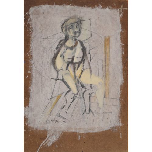 Willem De Kooning, Seated Woman 9