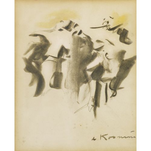 Willem De Kooning, Study For Clam Diggers