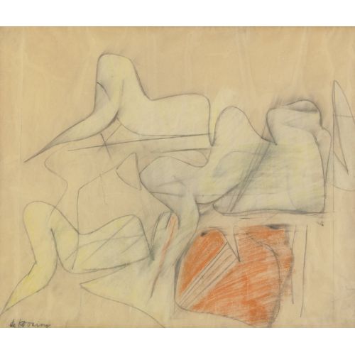 Willem De Kooning, Study For Pink Angels