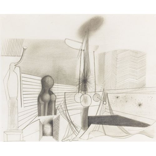Willem De Kooning, Untitled, Study For World's Fair Mural Medicine