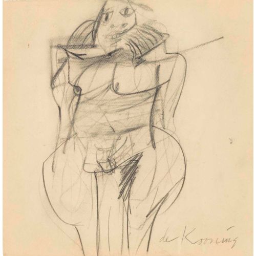 Willem De Kooning, Untitled Woman 3 Willem De Kooning, Untitled Woman 3