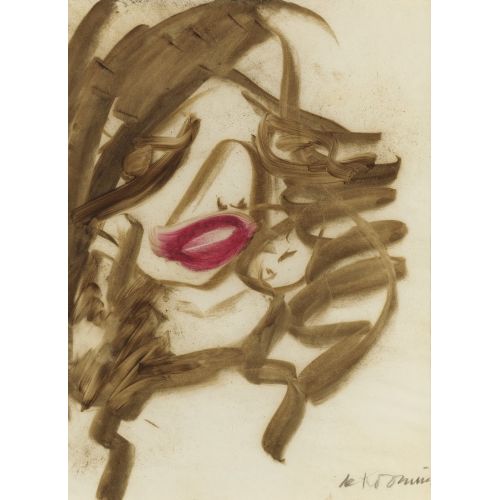 Willem De Kooning, Woman Study 2 Willem De Kooning, Woman Study 2