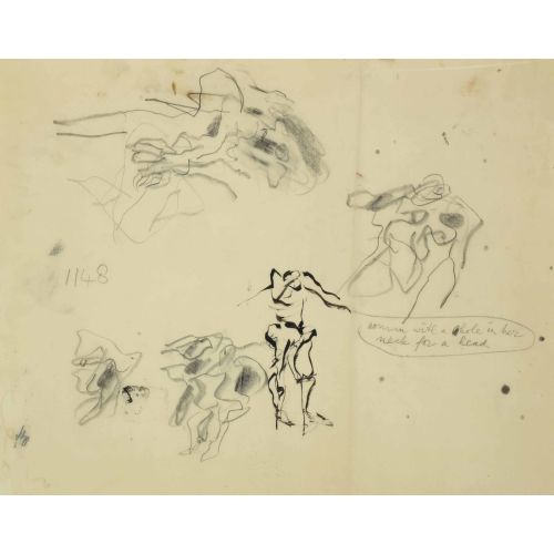 Willem De Kooning, Woman With A Hole In Her Neck For Her Head Willem De Kooning, Woman With A Hole In Her Neck For Her Head