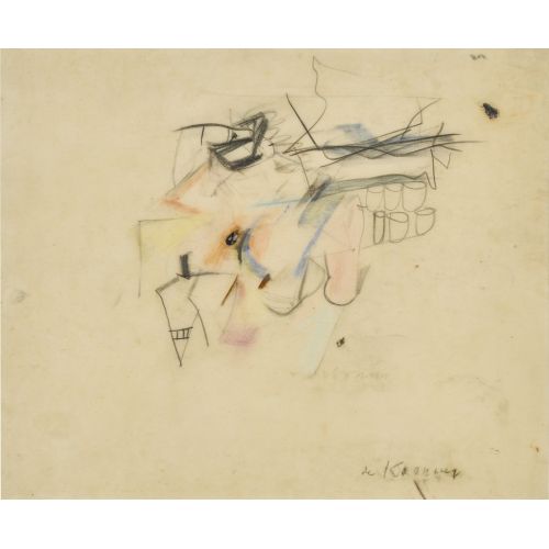 Willem De Kooning, Woman With Glasses Willem De Kooning, Woman With Glasses