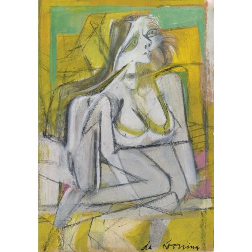 Willem De Kooning, Yellow Woman Willem De Kooning, Yellow Woman