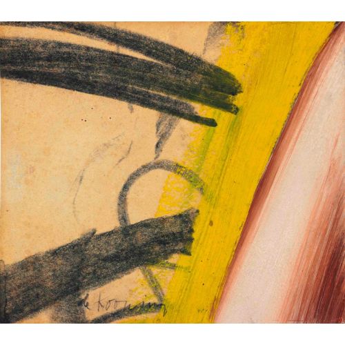Willem De Kooning, Soyut Siena Ve Sarı Willem De Kooning, Soyut Siena Ve Sarı