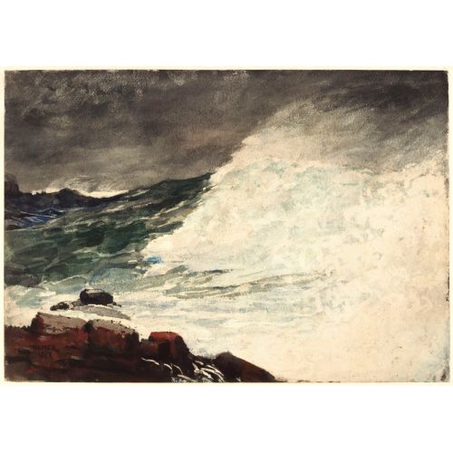 Prout's Neck, Breaking Wave, Winslow Homer