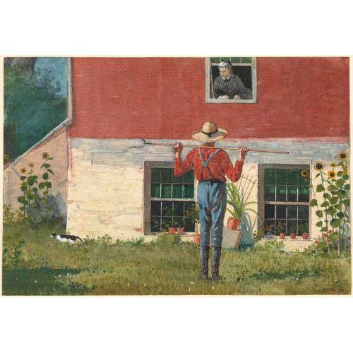 Bahçede, Winslow Homer Bahçede, Winslow Homer