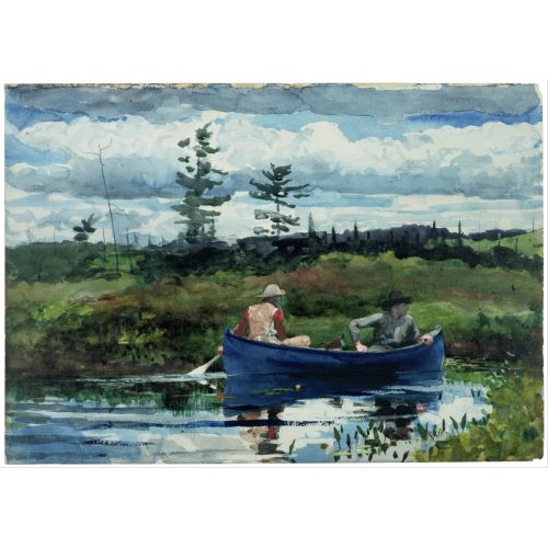 The Blue Boat, Winslow Homer