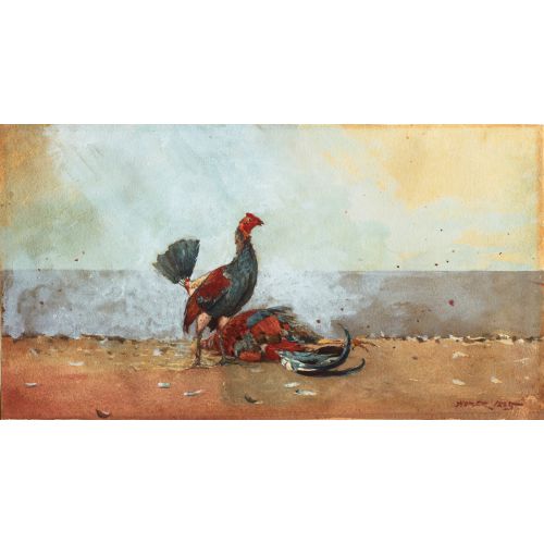 The Cock Fight, Winslow Homer