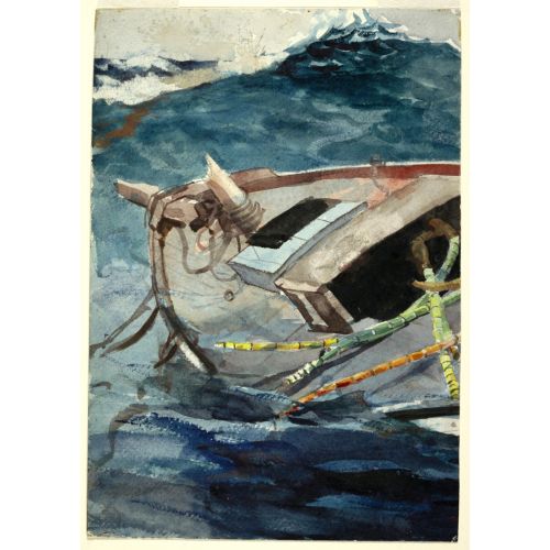 Çizim, Gulf Stream İçin Çalışma, Winslow Homer Çizim, Gulf Stream İçin Çalışma, Winslow Homer