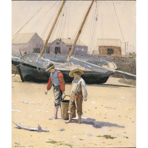 A Basket Of Clams, Winslow Homer A Basket Of Clams, Winslow Homer