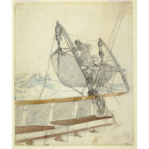 Tehlike Sinyalinin Çizim Çalışması, Winslow Homer Tehlike Sinyalinin Çizim Çalışması, Winslow Homer