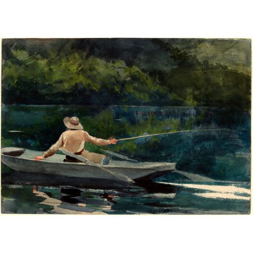 Casting, Number Two, Winslow Homer Casting, Number Two, Winslow Homer