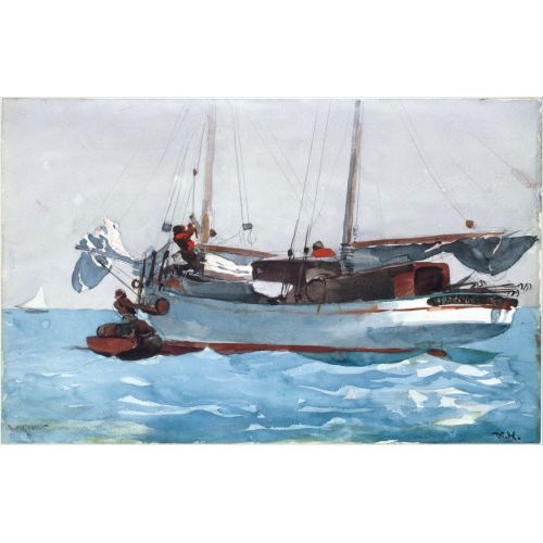Taking On Wet Provisions, Winslow Homer