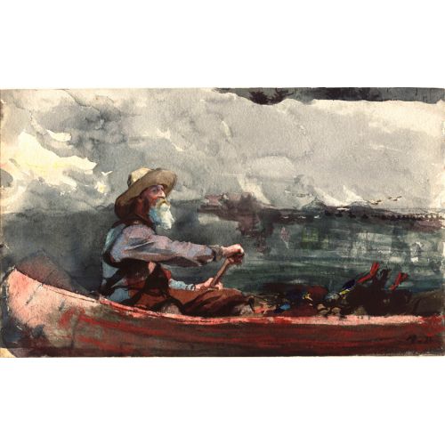 Adirondacks Guide, Winslow Homer Adirondacks Guide, Winslow Homer