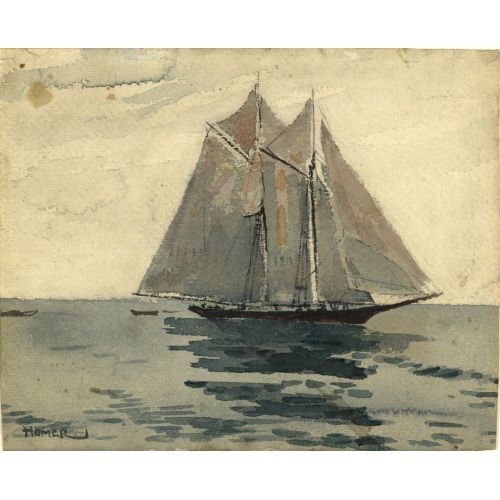 Gloucester Schooner, Winslow Homer