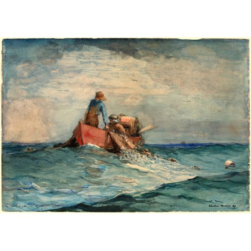 Ağları Çekme, Winslow Homer Ağları Çekme, Winslow Homer