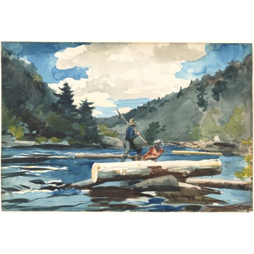 Hudson River Logging, Winslow Homer