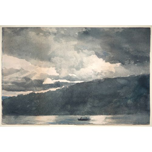 Mink Gölü, Adirondacks, Winslow Homer Mink Gölü, Adirondacks, Winslow Homer