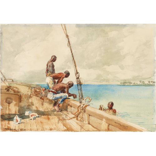 The Conch Divers, Winslow Homer