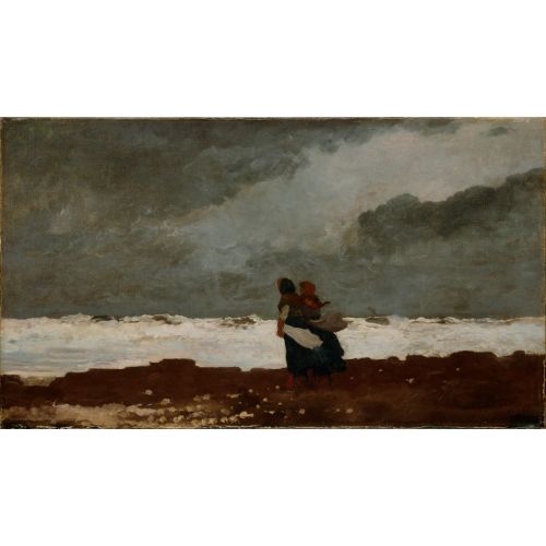 Denizle İki Figür, Winslow Homer Denizle İki Figür, Winslow Homer