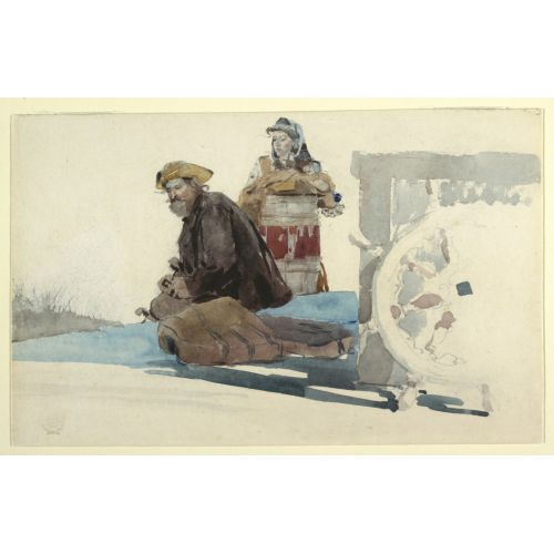 Drawing Deck Passengers, Winslow Homer Drawing Deck Passengers, Winslow Homer