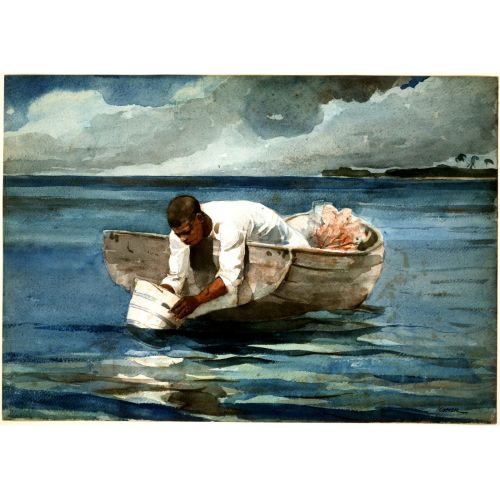 Su İle Yıkama, Winslow Homer Su İle Yıkama, Winslow Homer